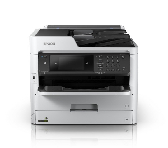 한국엡손이 컬러 잉크젯 복합기 '워크포스 프로 WF-C5790'과 '워크포스 프로 WF-C5290'을 출시했다고 19일 밝혔다. 사진은 복합기 '워크포스 프로 WF-C5790'. <한국엡손 제공>